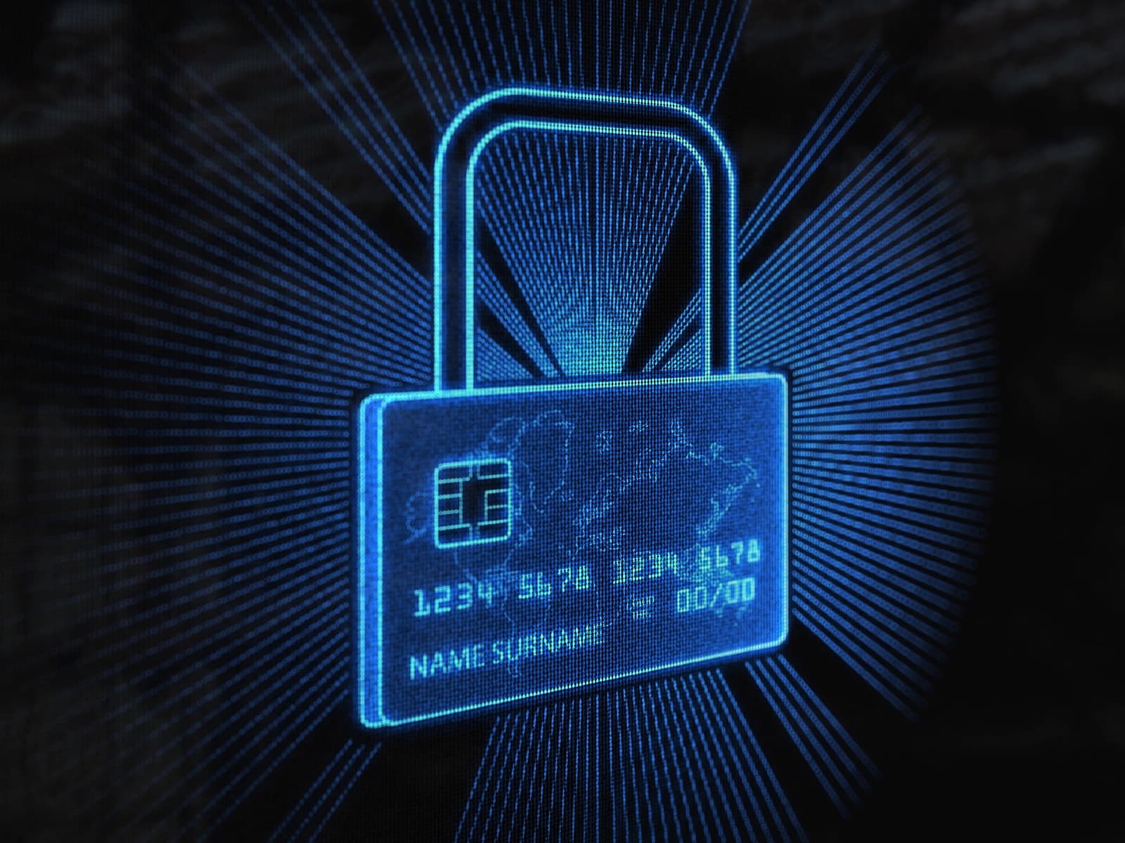 Secure payment illustration